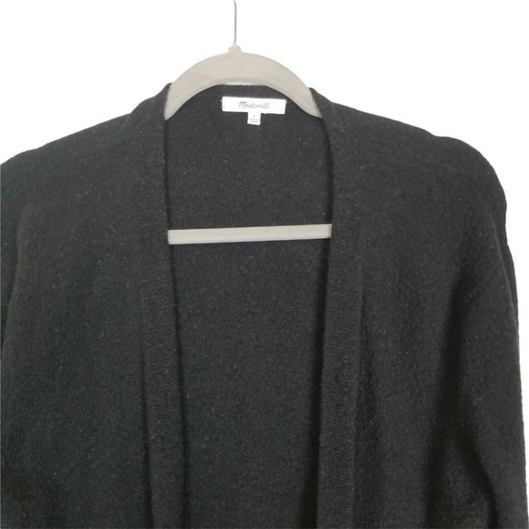 Madewell Womens S Black Open Front Long Cardigan S - Picture 3 of 9